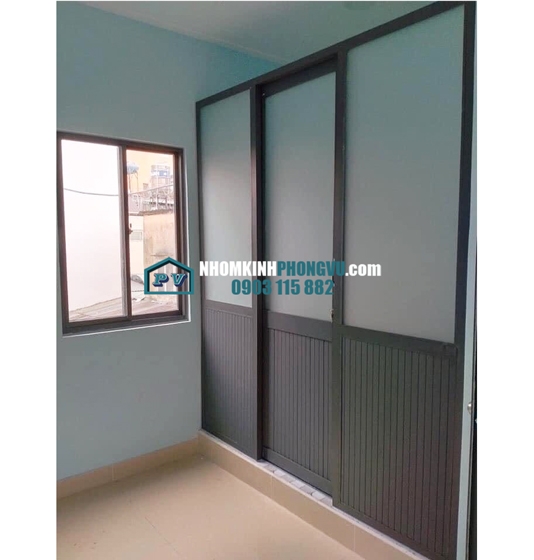 Làm vách ngăn nhôm kính giá rẻ tại đường Kinh Dương Vương, Phường An Lạc, Quận Bình Tân, TPHCM